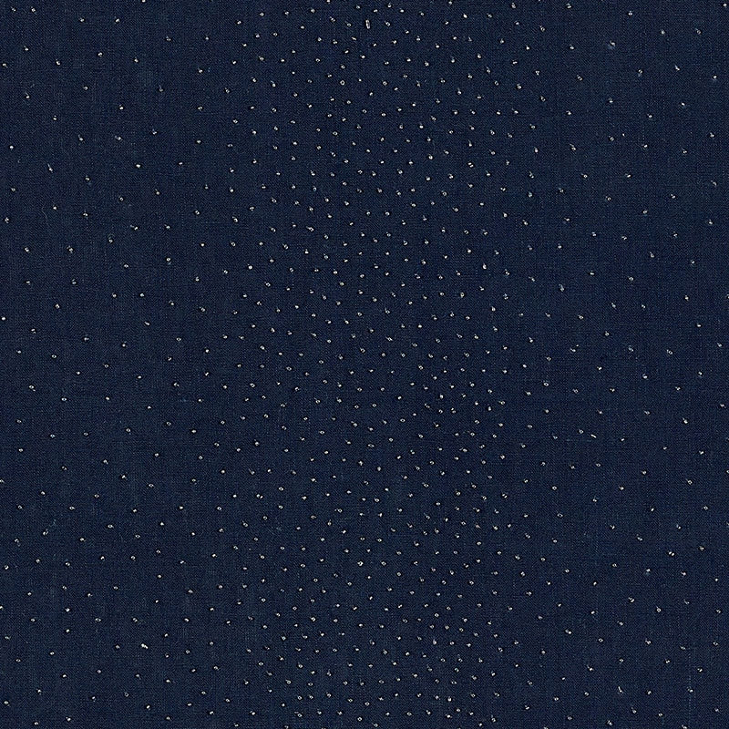 Purchase sample of 69952 Northern Lights, Midnight by Schumacher Fabric
