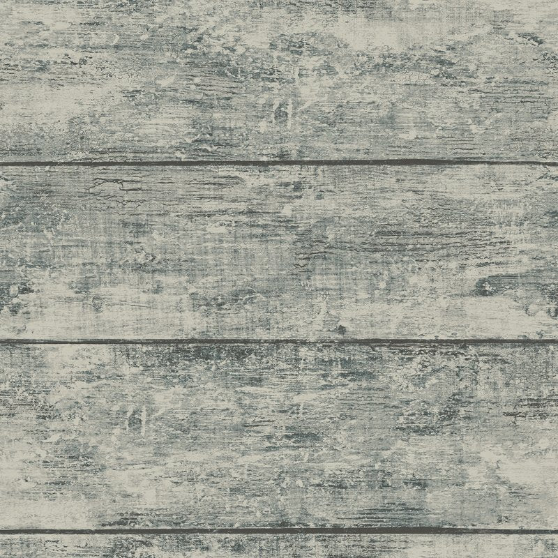 Find 3124-13973 Thoreau Cabin Teal Wood Planks Wallpaper Teal by Chesapeake Wallpaper