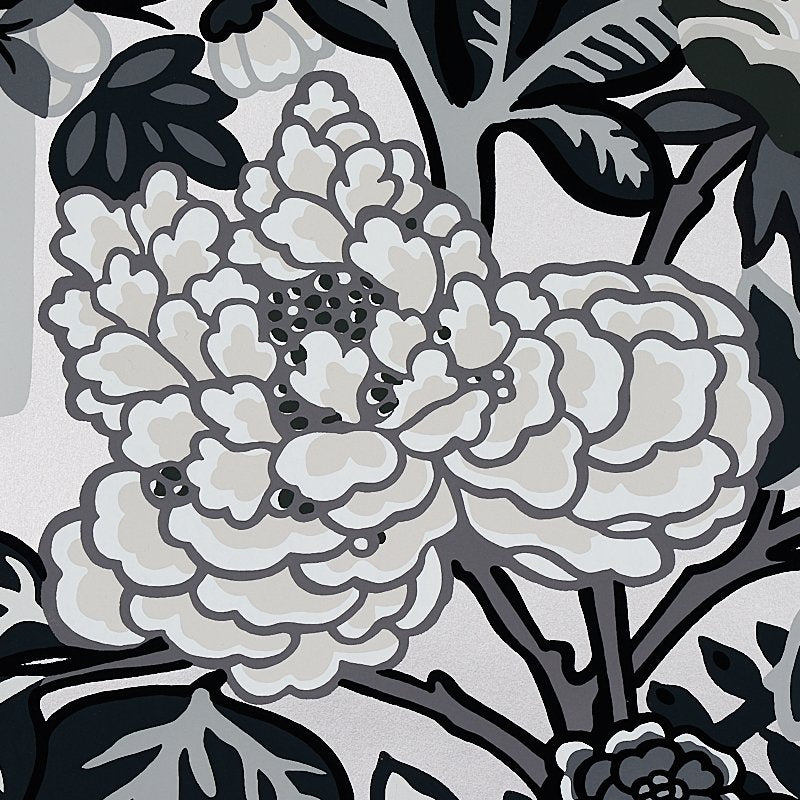 View 5001066 Chiang Mai Dragon Smoke Schumacher Wallpaper