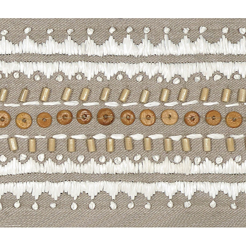 69292 | Tonga Tape, Sea Oyster - Schumacher Fabric