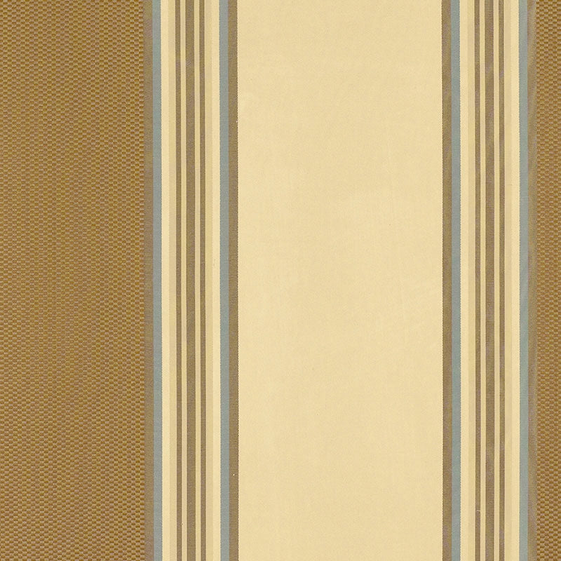 Purchase sample of 52370 Ava Silk Stripe, Mocha by Schumacher Fabric