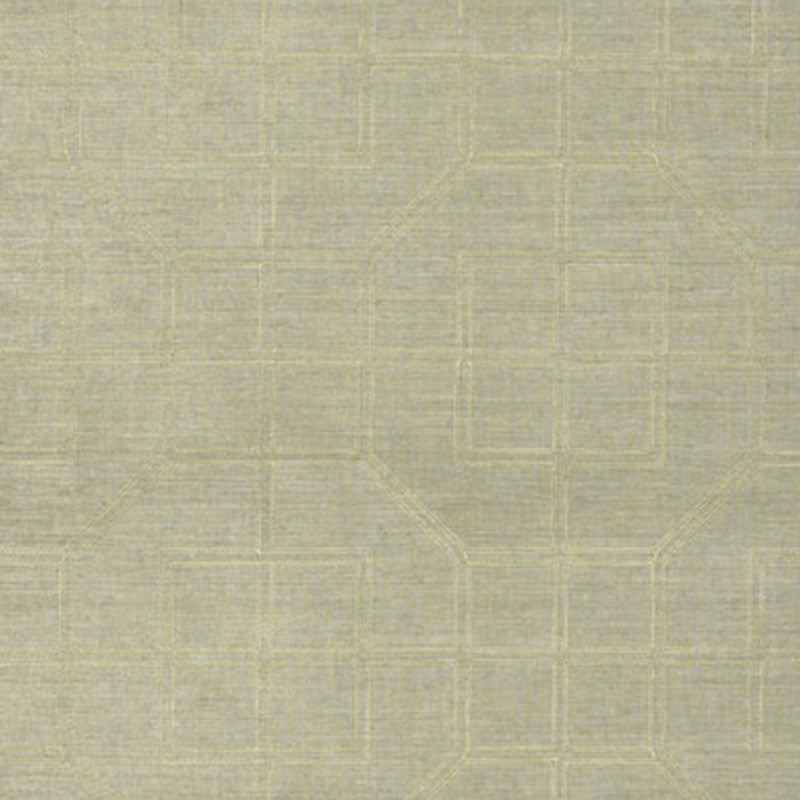 Select 5003552 Linyi Embroidered Fret Mist Schumacher Wallpaper