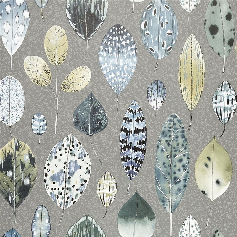 Sample PDG1060-03 Tulsi Zinc by Designer Guild Wallpaper