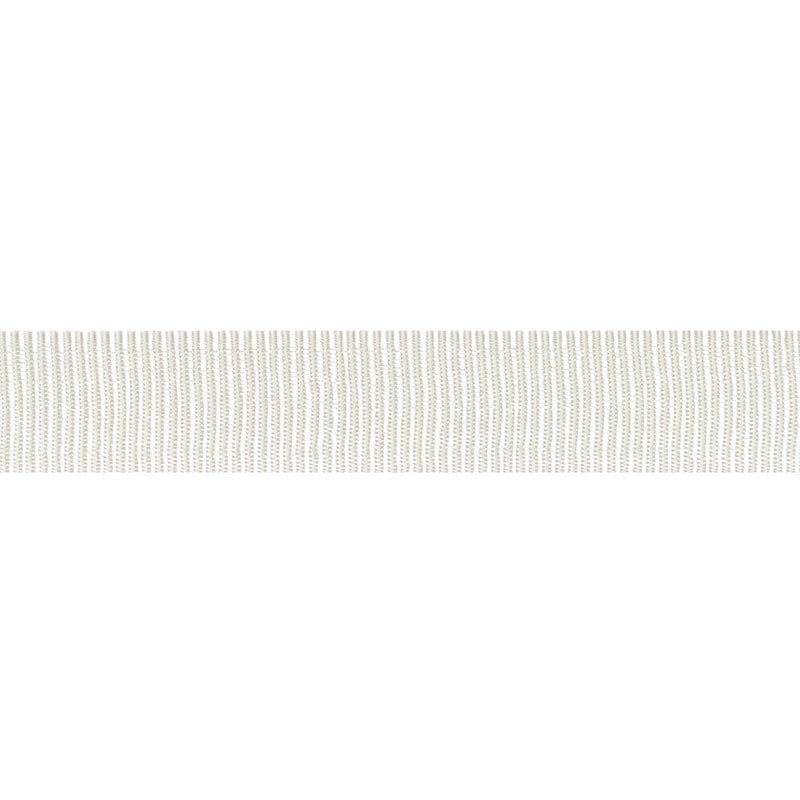 75010 | Medium Faille Tape, Ivory - Schumacher Fabric