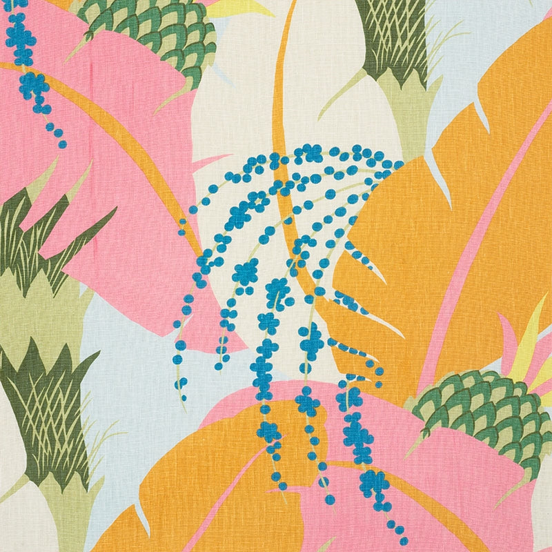 Purchase sample of 177540 Ananas, Tropical by Schumacher Fabric