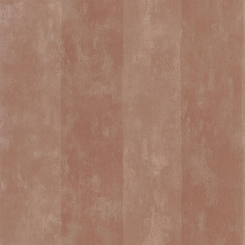 Sample PDG720-06 Parchment Stripe, Burnished Copper by Designer Guild Wallpaper