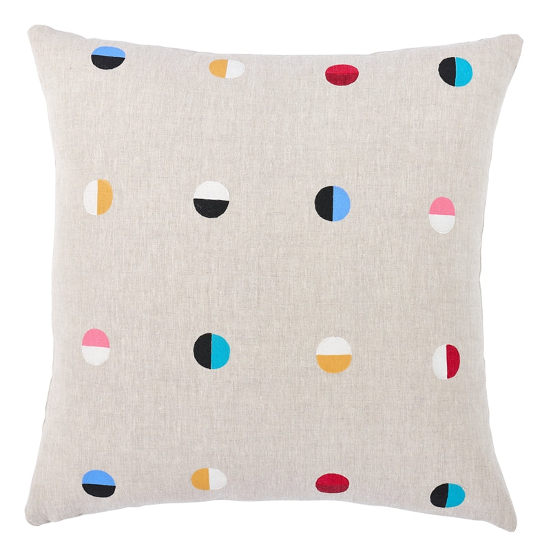 So7404006 | Joshua Tree 22" Pillow, Natural Moons - Schumacher Furniture and Accessories