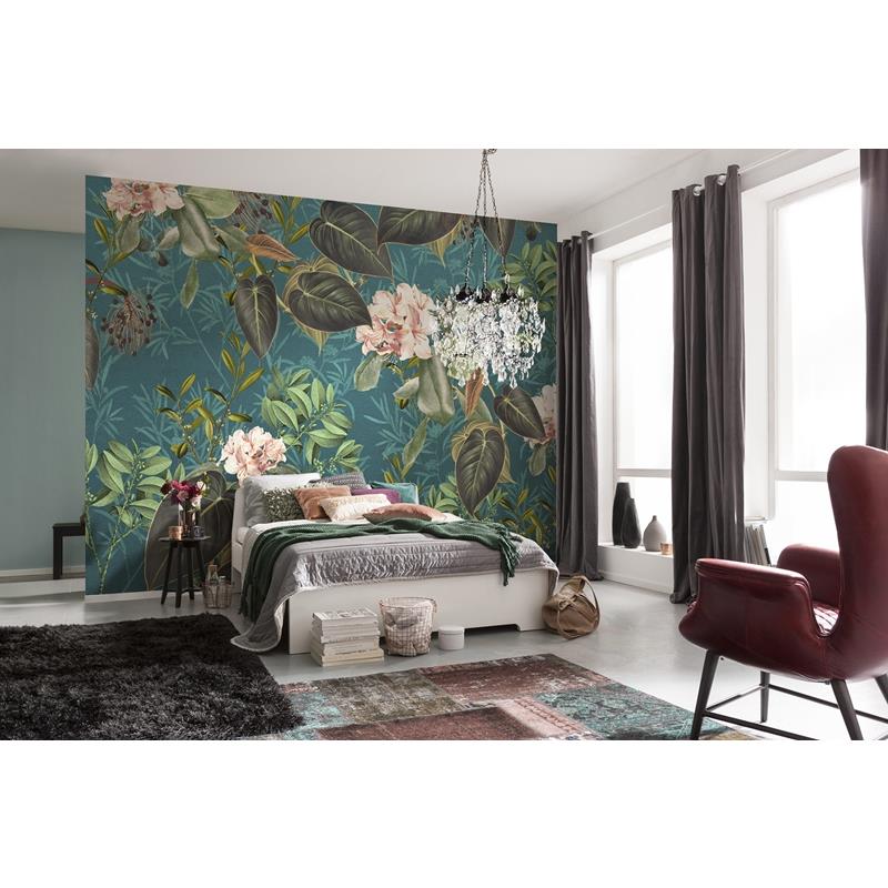 X7-1039 Colours Teal Tropic Wall Mural by Brewster,X7-1039 Colours Teal Tropic Wall Mural by Brewster2