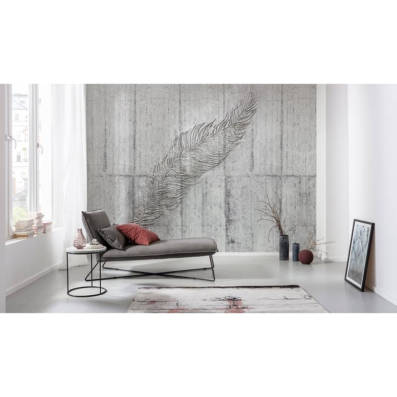 X7-1023 Colours Concrete Feather Wall Mural by Brewster,X7-1023 Colours Concrete Feather Wall Mural by Brewster2