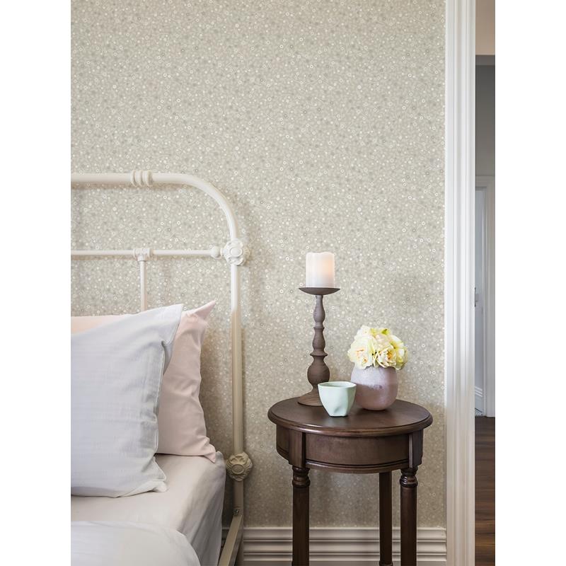 Order 2999-24126 Annelie Hummelvik Light Grey Daisy Trail Lt Grey A-Street Prints Wallpaper