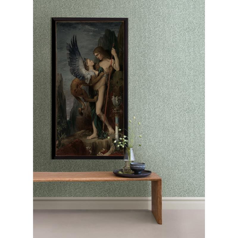 Acquire 2970-26164 Revival Ashbee Green Tweed Wallpaper Green A-Street Prints Wallpaper