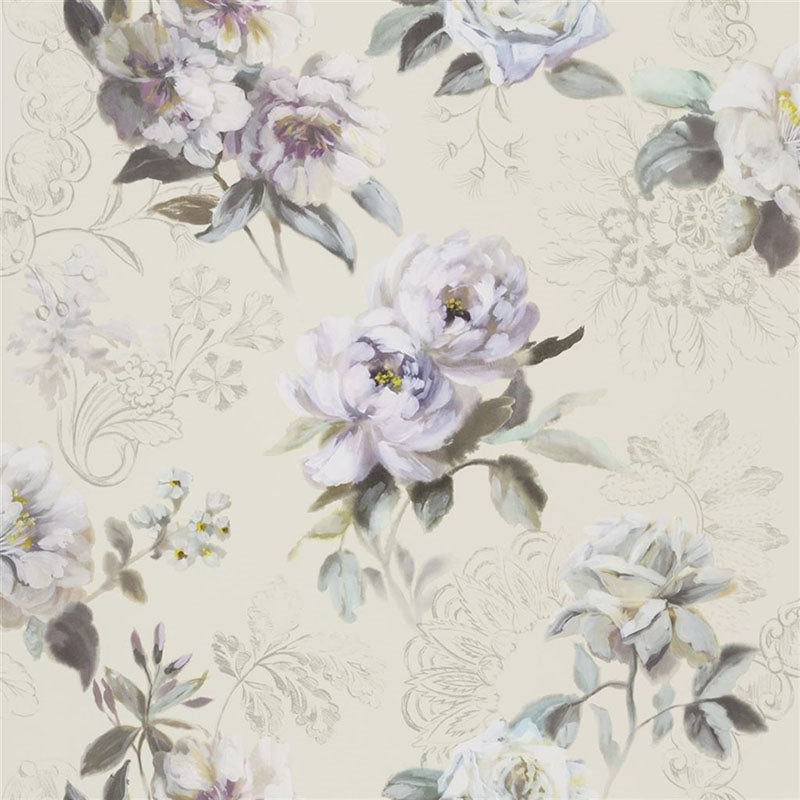 Save PDG1051/01 Victorine Vanilla by Designer Guild Wallpaper