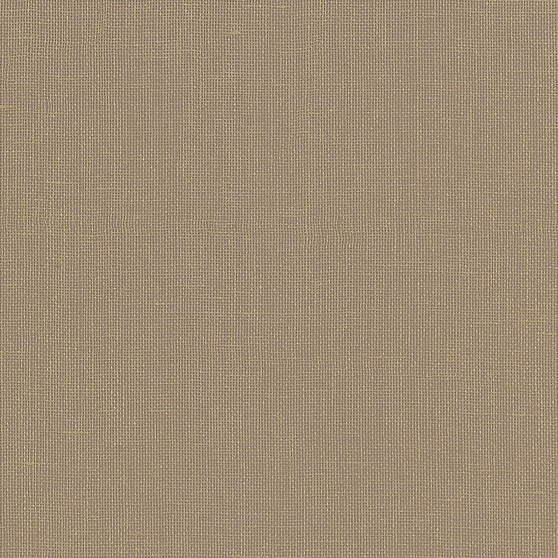 View 5007848 Gilded Linen Cocoa Gold Schumacher Wallpaper