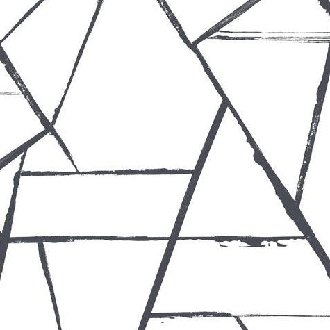 CC1295 Carol Benson-Cobb Signature Black Intersect Wallpaper by York Wallpaper