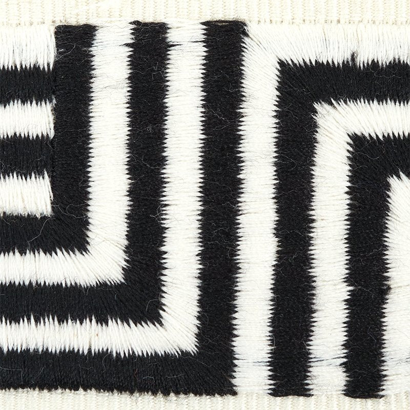 74708 Etienne Silk Greek Key,Grey by Schumacher Fabric,74708 Etienne Silk Greek Key