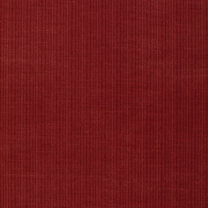 Purchase sample of 43047 Antique Strie Velvet, Redwood by Schumacher Fabric
