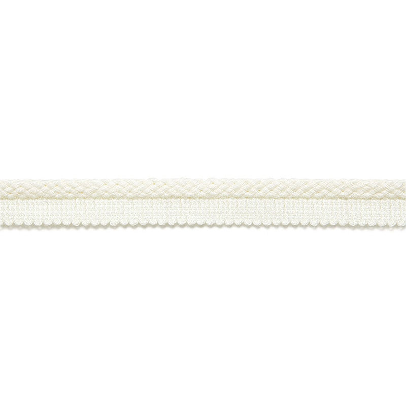 65520 | Henri Braided Lipcord, Blanc - Schumacher Fabric
