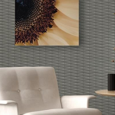 Select 2988-70007 Inlay Gator Slate Geometric Stripe Slate A-Street Prints Wallpaper