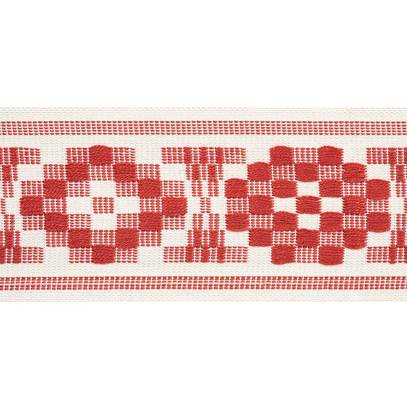 75311 | Maidstone Tape, Coral - Schumacher Fabric