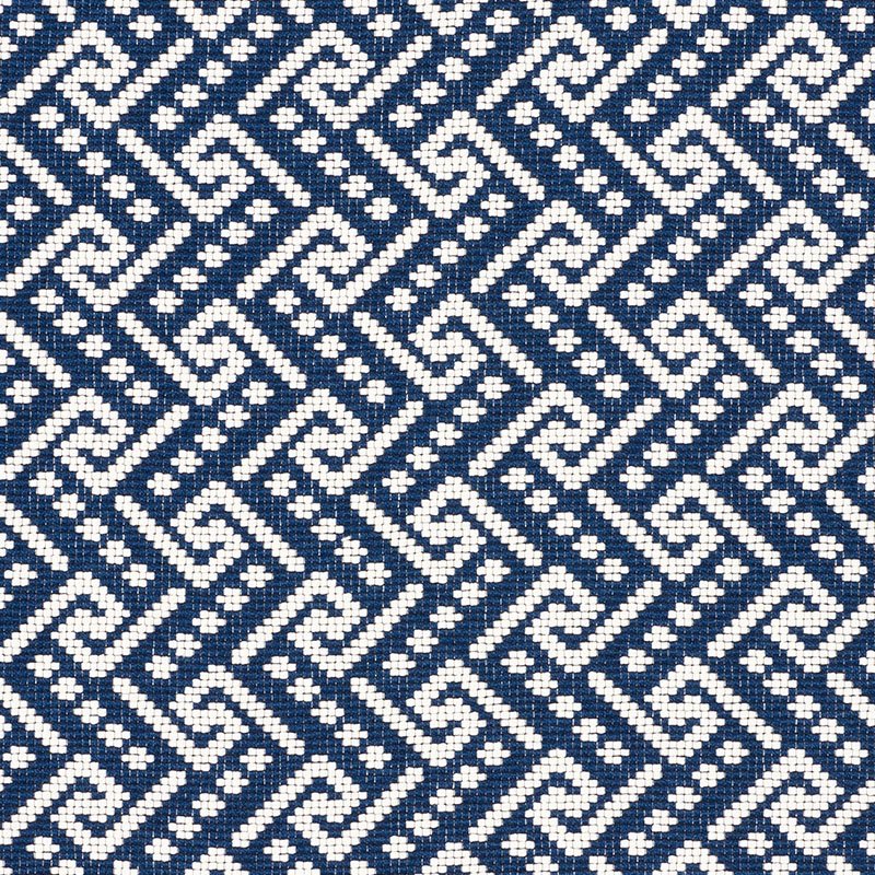 Purchase sample of 77120 Ionic Weave, Pacific by Schumacher Fabric