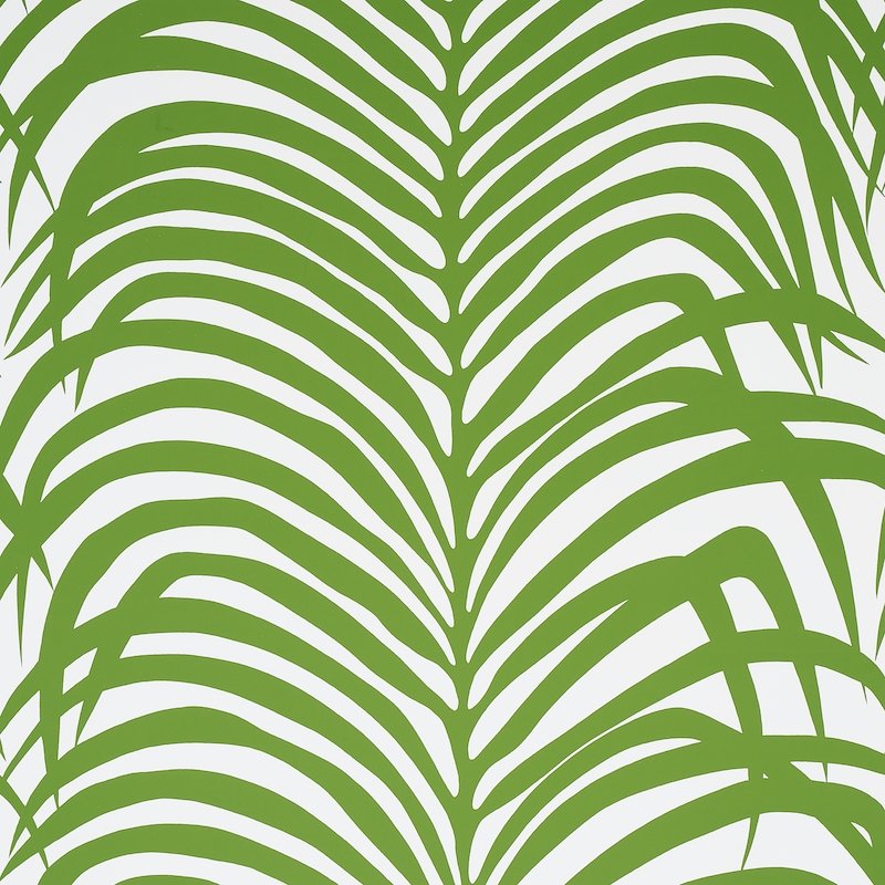 Shop 5006931 Zebra Palm Jungle Schumacher Wallpaper