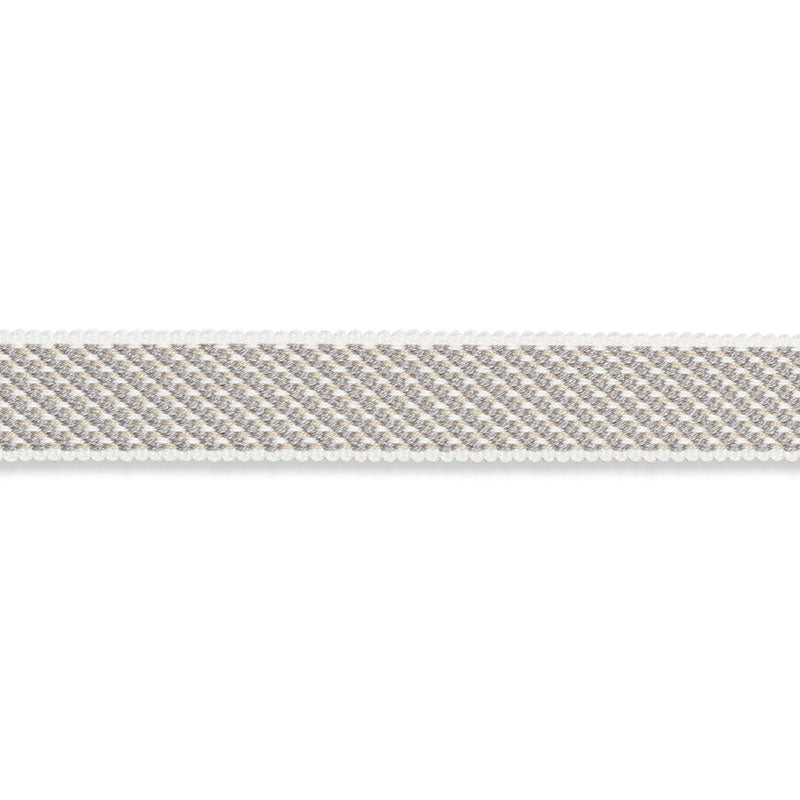 74841 | Winston Cotton Braid Narrow, Charcoal - Schumacher Fabric
