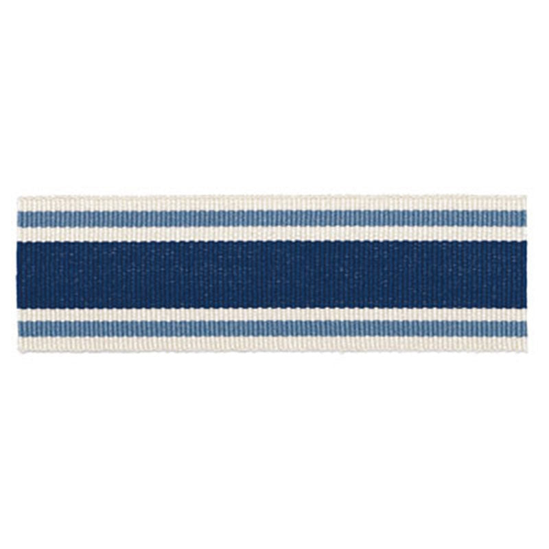63130 | Cabana Braid, Marine - Schumacher Fabric
