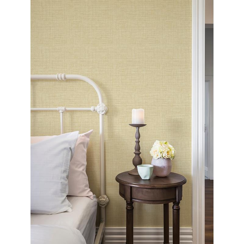 Order 2999-25793 Annelie Tuckernuck Gold Linen Gold On Gold A-Street Prints Wallpaper
