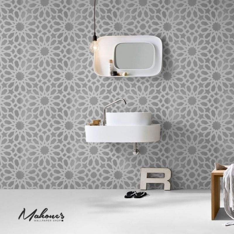 Search 5007060 Agadir Screen Mylar Moon Schumacher Wallpaper