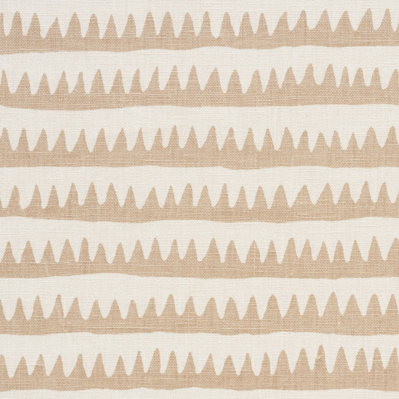 Purchase sample of 177972 Corfu Stripe, Sand by Schumacher Fabric