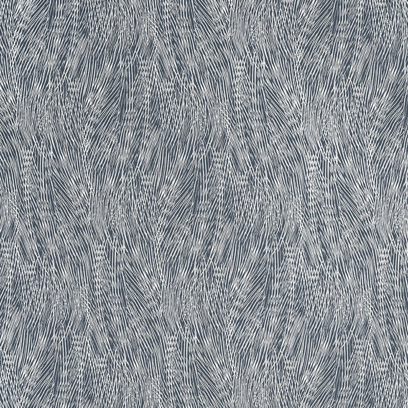 Purchase sample of 175351 Grand Cascade, Indigo by Schumacher Fabric
