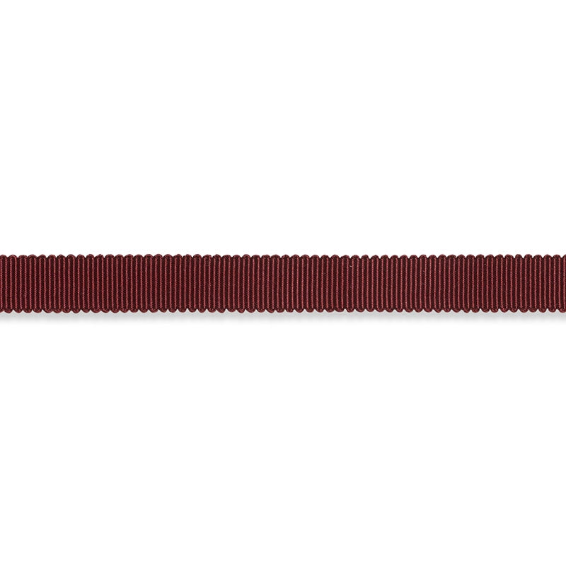 74649 | Pierre Silk Gimp Narrow, Burgundy - Schumacher Fabric