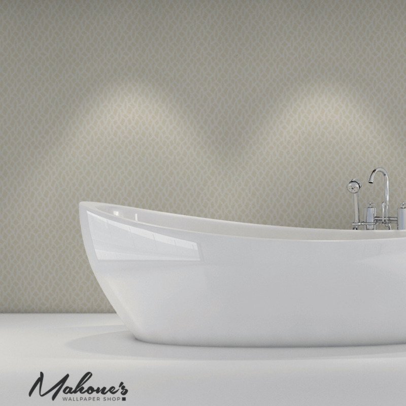 Save on 5004750 Chain Link Bone Schumacher Wallpaper