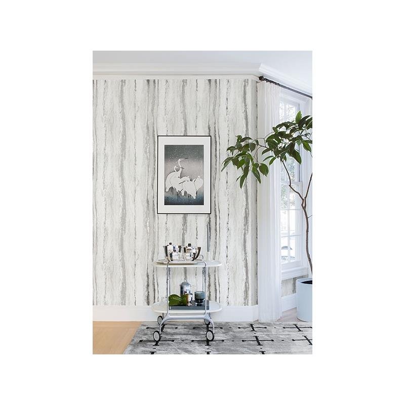 View 2976-86499 Grey Resource Delesse Platinum Marbled Platinum A-Street Prints Wallpaper