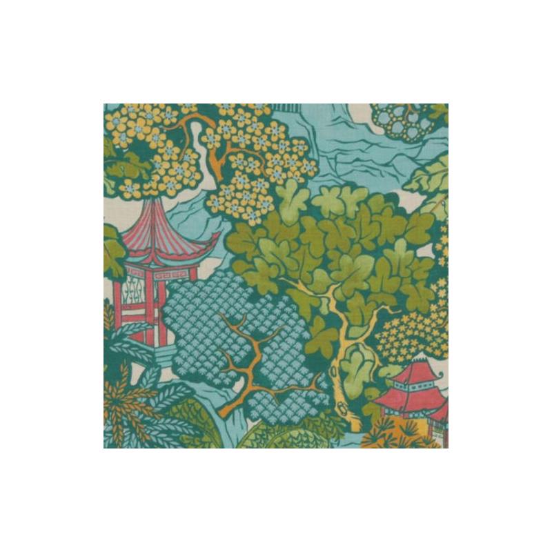 229600 | Hidden Temple Emerald - Beacon Hill Fabric