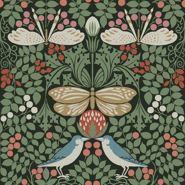 View AC9161 Butterfly Garden Arts and Crafts by Ronald Redding Wallpaper
