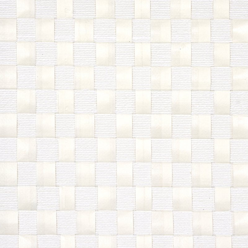 Buy 5012970 Textured Check White Schumacher Wallcovering Wallpaper