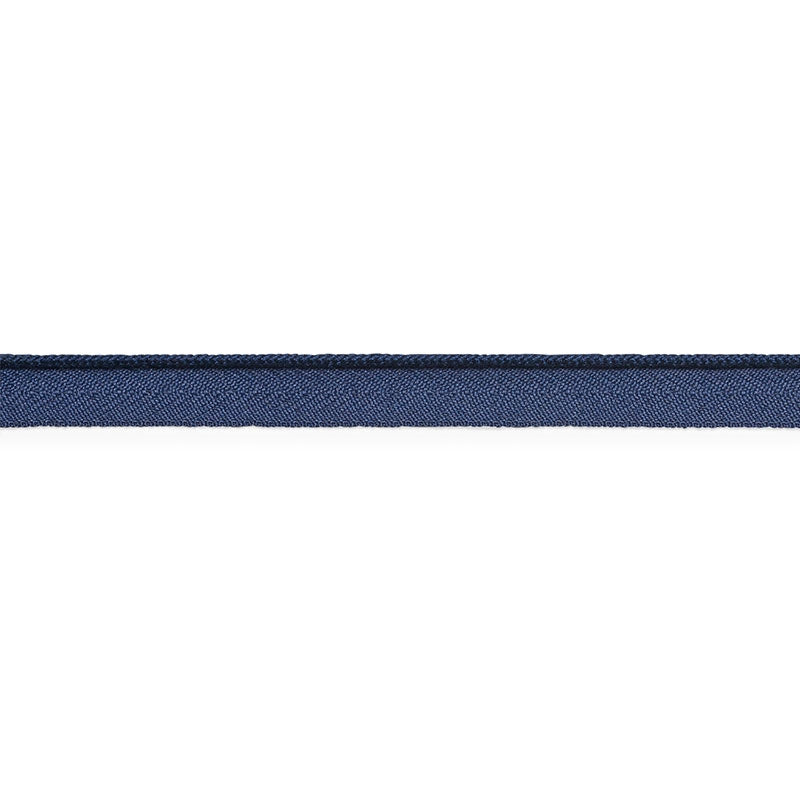 74764 | Cedric Cotton Lip Cord Narrow, Navy - Schumacher Fabric