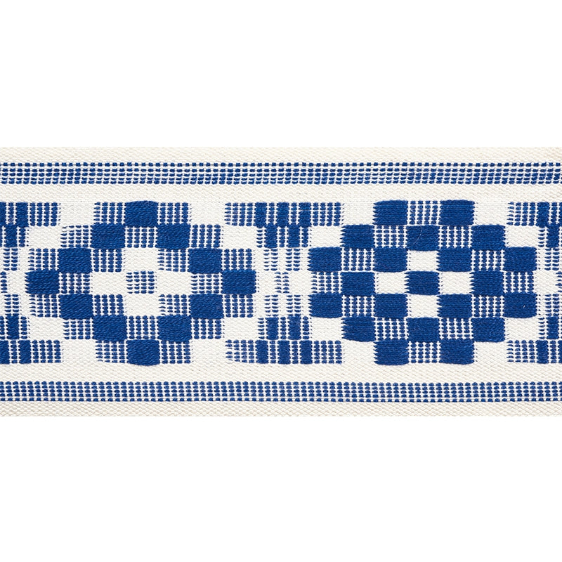 75310 | Maidstone Tape, Blue - Schumacher Fabric