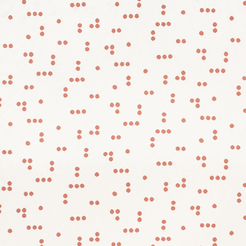 Purchase sample of 75631 Great Rock Embroidery, Coral by Schumacher Fabric
