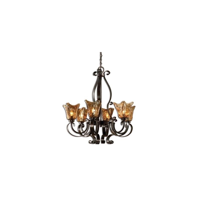 21094 Cristal de Lisbon 9+2 Lt Chandelier by Uttermost,,