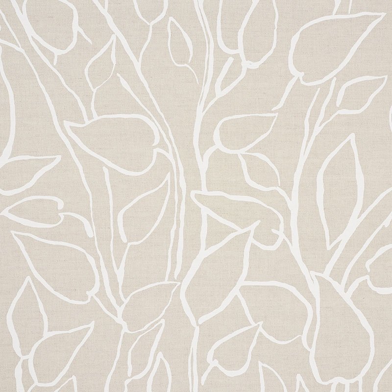 Purchase sample of 178703 Solandra Vine, Natural by Schumacher Fabric