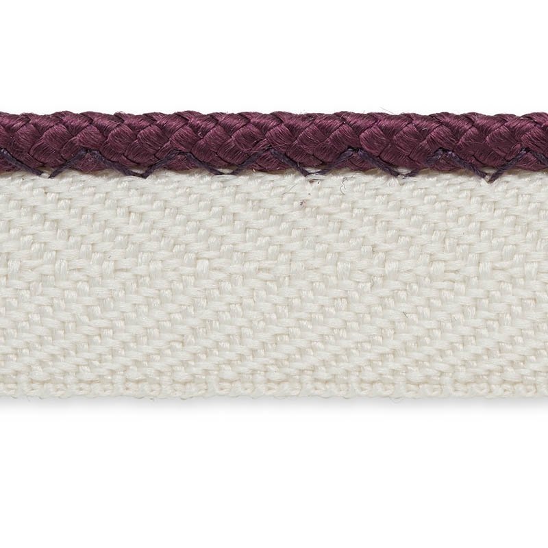 74635 Pierre Silk Gimp Extra Narrow,Eggplant by Schumacher Fabric,74635 Pierre Silk Gimp Extra Narrow