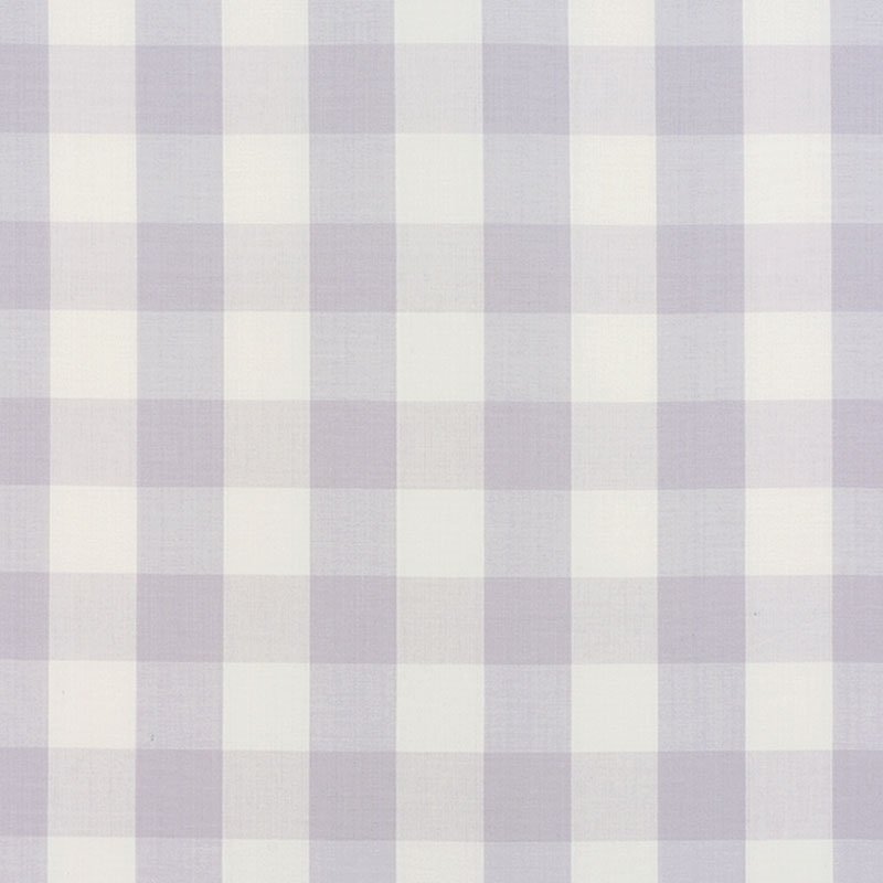Purchase sample of 63046 Camden Cotton Check, Lilac by Schumacher Fabric