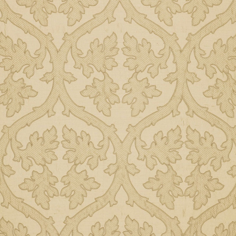 Purchase sample of 64742 Ravenna Embroidery, Bone by Schumacher Fabric