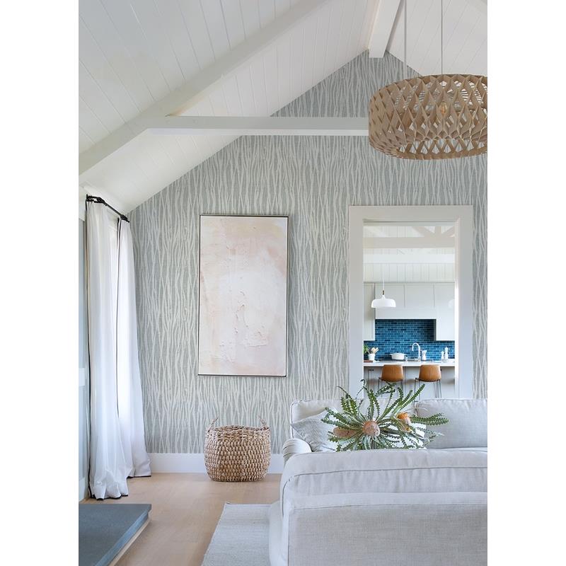 Select 2975-26250 Scott Living II Nazar Light Grey Stripe Light Grey A-Street Prints Wallpaper