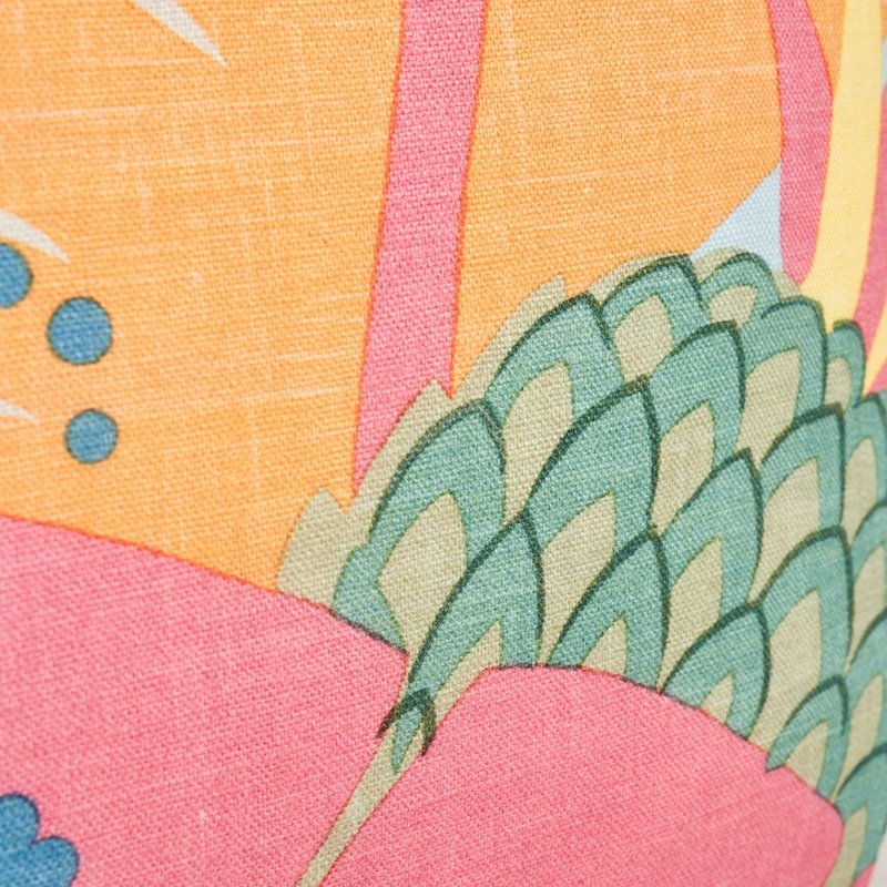 So17854004 Pennick Chintz 18" Pillow Yellow By Schumacher Furniture and Accessories 1,So17854004 Pennick Chintz 18" Pillow Yellow By Schumacher Furniture and Accessories 2