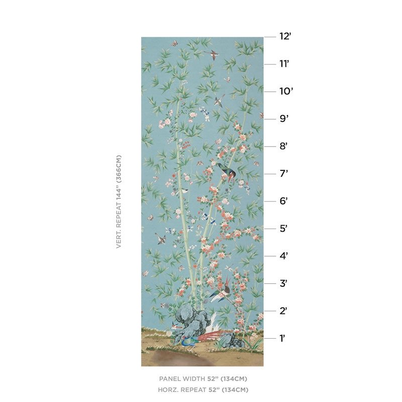 Select 5007740 Brighton Pavilion Multi Schumacher Wallpaper