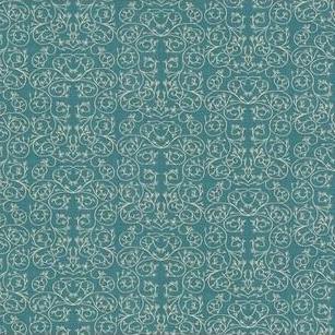 View GWF-3512.5.0 Garden Reverse Blue Botanical by Groundworks Fabric
