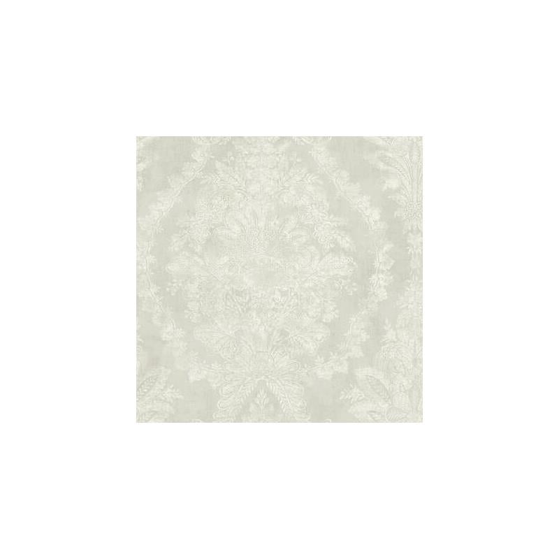 Sample - KT2214 Ronald Redding 24 Karat, Charleston Damask Wallpaper Cream by Ronald Redding